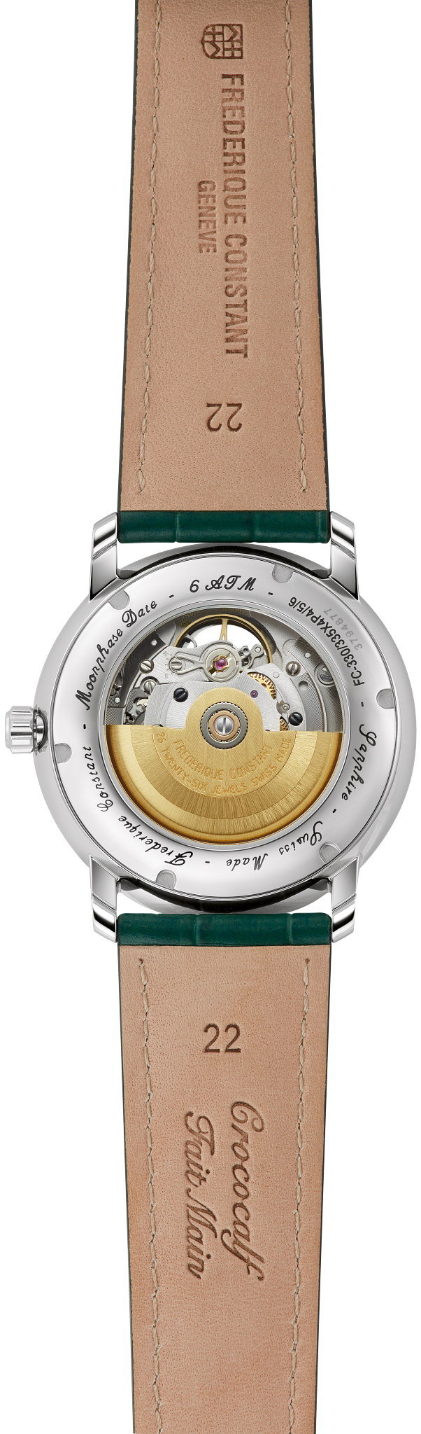 Classics Heart Beat Moonphase Date Watch FC-335MCGRW4P26